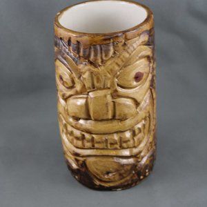 Vintage Tiki Mug - Primitive Mug Trader Vic's - Ceramic Mug